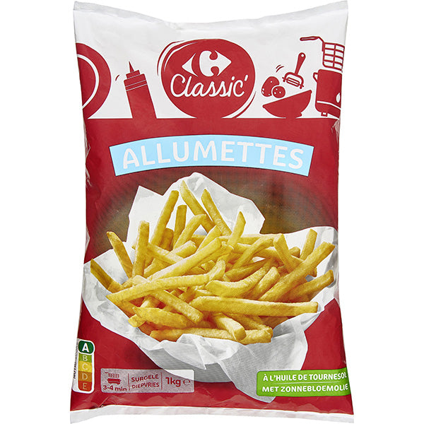 Carrefour French Fries Thin-Cut  -  1Kg