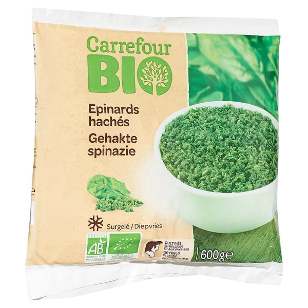 Carrefour Org Spinach  - 600 G