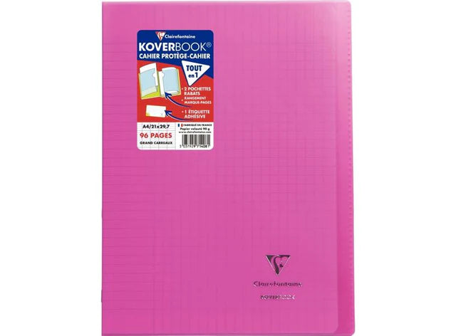 ClairefontaineLpd- Nb Cvr Pnk A4 /Clairefontaine - 96 g