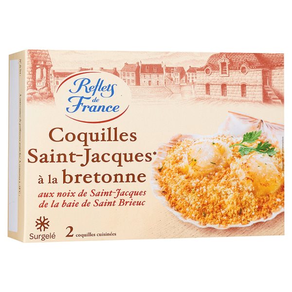 Reflets De France Saint-Jacques Shells Breton  - 100 G
