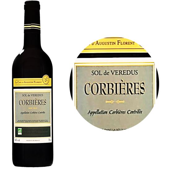Sol De Veredus Organic Red Wine Corbieres 2020  - 75Cl