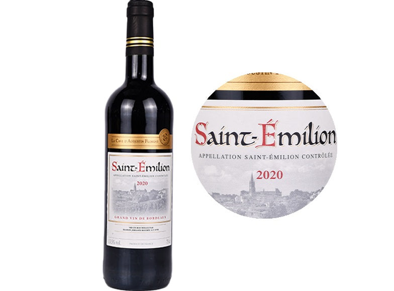 Selection A. Florent Merlot Saint Emilion Red Wine  - 75Cl
