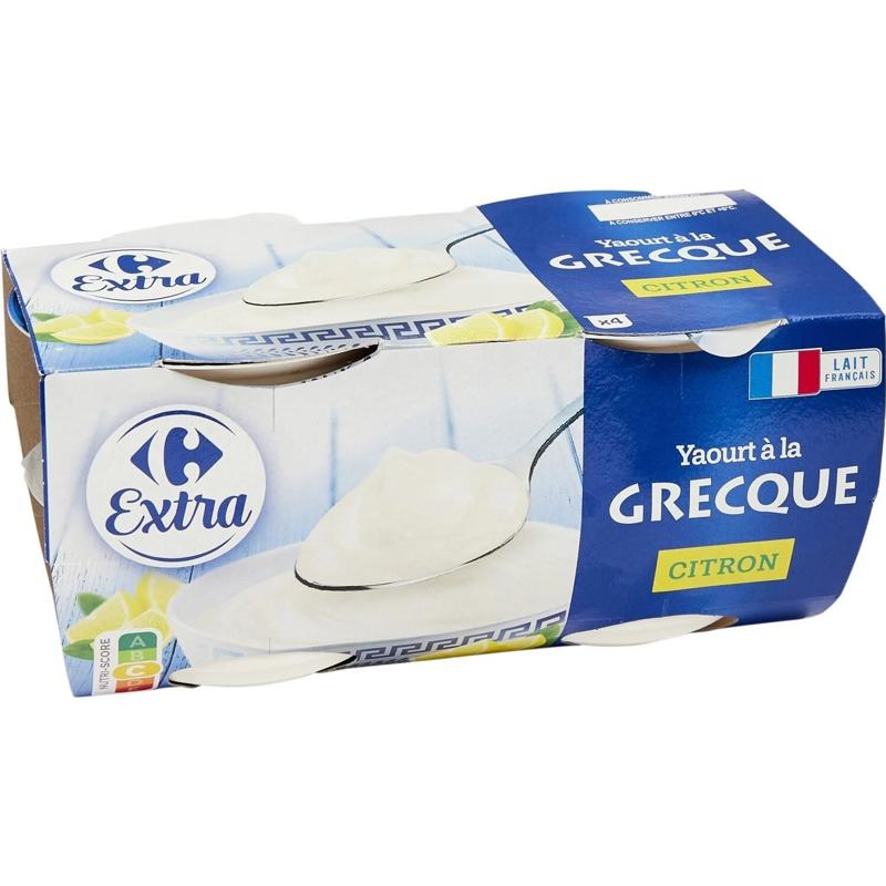 Carrefour Greek Lemon Yogurt  - 150 G