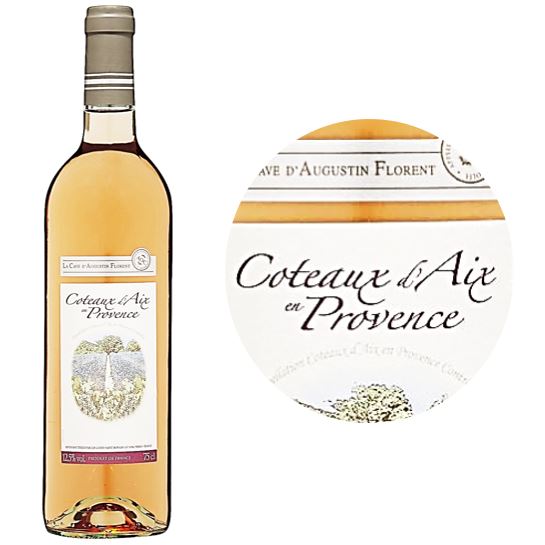 Selection A. Florent Coteaux Aix Provence Rose Wine  - 75Cl