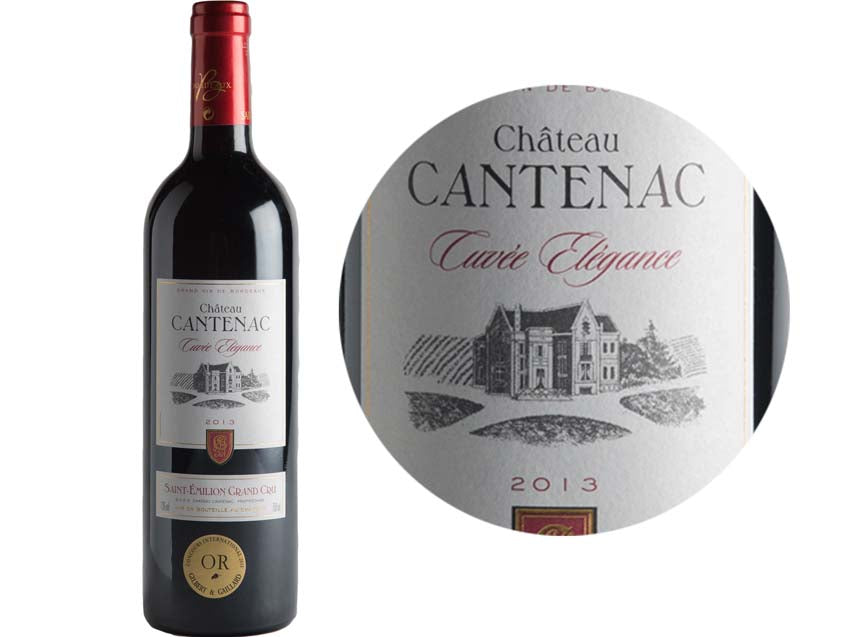 Chateau Cantenac Merlot St Emilion Grand Cru Red  - 75Cl
