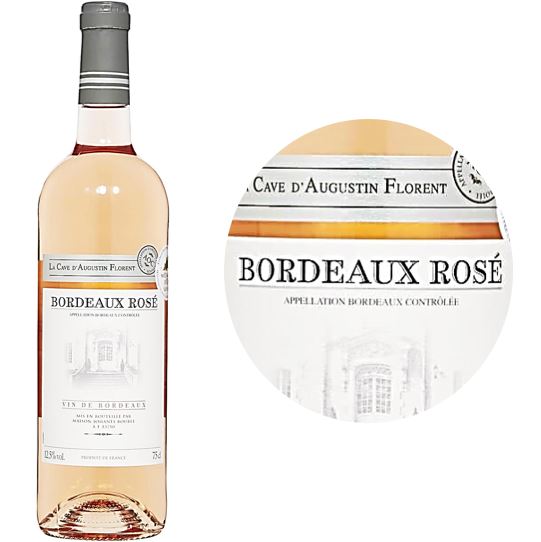 Selection A. Florent Cabernet Bordeaux Rose Wine  - 75Cl