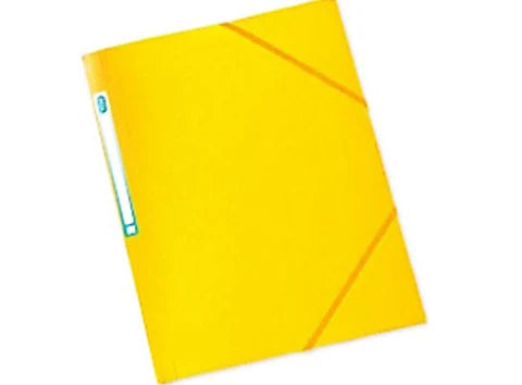 Yellow 3 Flaps Plastic Folder  - 1 Pc