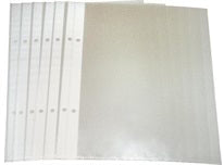 25 Clear Punched Pockets - 17 X 22