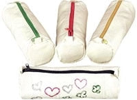 Cotton Pencil Pouch Case - 25 X 10
