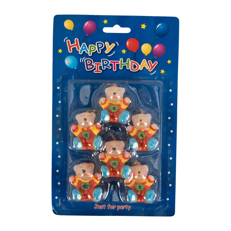 Redmanshop Bear Candle Set  -  6Pc