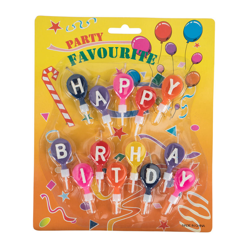 Redmanshop Balloon Candle Set  - 13 Pc