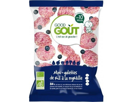 Good Gout Mini Rice Cakes With Blueberry  -  40 G