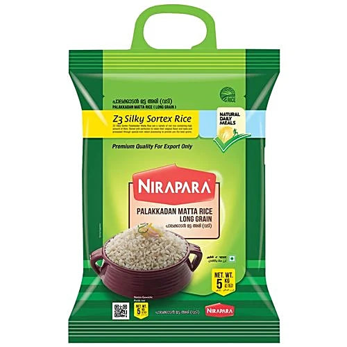Nirapara Palakkadan Matta Long Grain(Vadi) - 5 kg