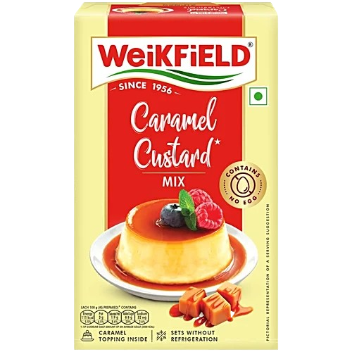 Weikfield Eggless Caramel Mix - 70 g