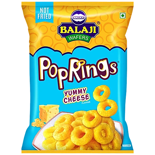 Balaji Wafers Pop Rings Yummy Cheese - 65 g