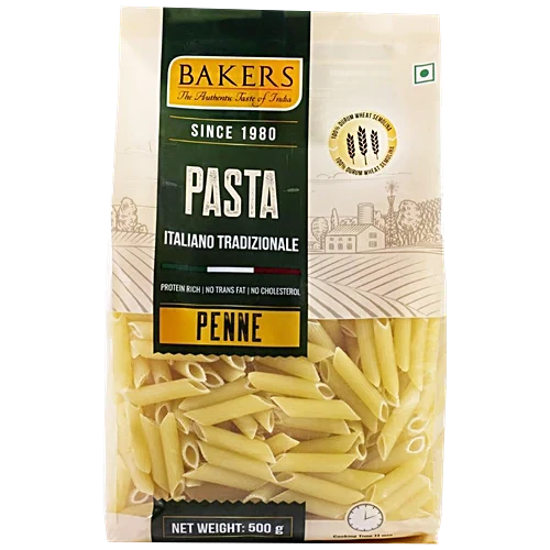 Bakers Penne Rigate Pasta - 400 g