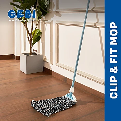 Gebi Cotton Floor Clip & Fit Mop -  1 pc