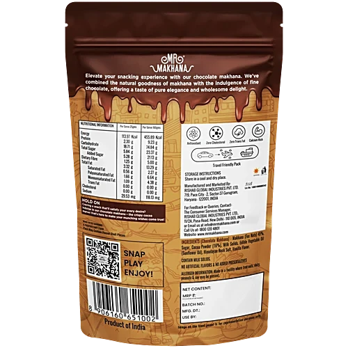 MR. MAKHANA Chocopop Chocolate Makhana - 65 g
