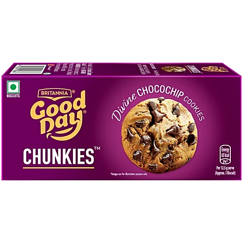 Britannia Good Day Chunkies Chocolate Chip Cookies - 75 g