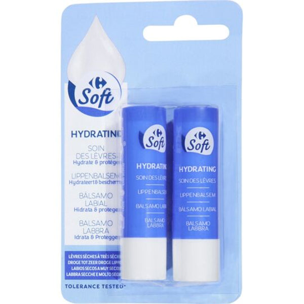 Carrefour Moisturizing Lip Stick Pack  -  2Pc