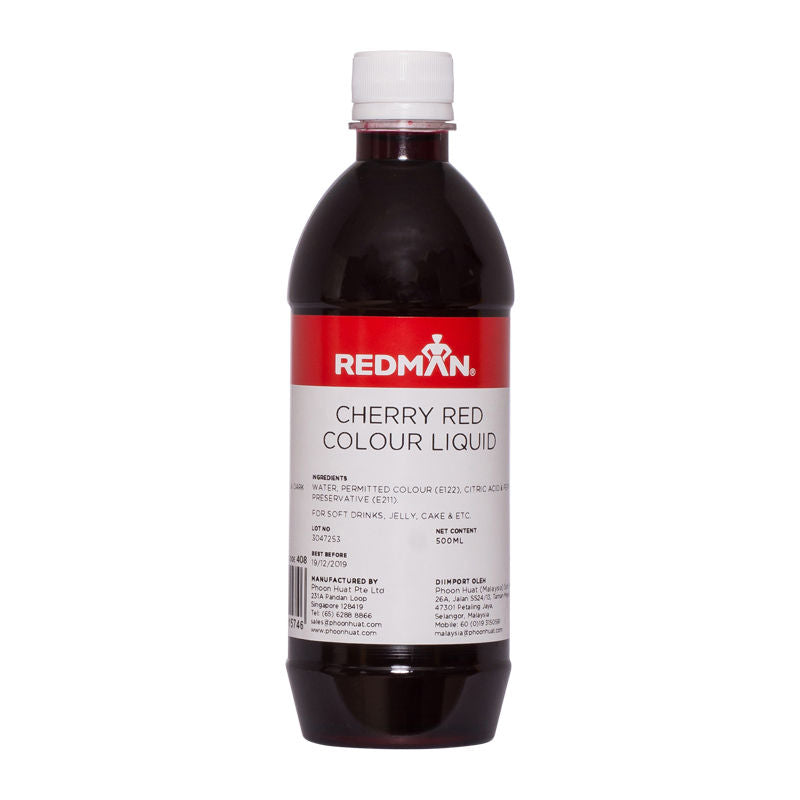 Redman Cherry Red Colour Liquid - 500 Ml