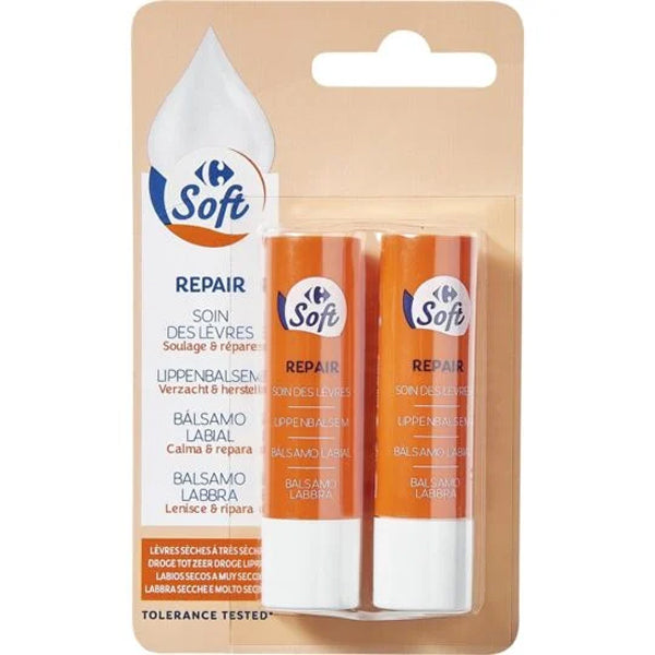 Carrefour Repairing Lip Stick Pack  -  2Pc