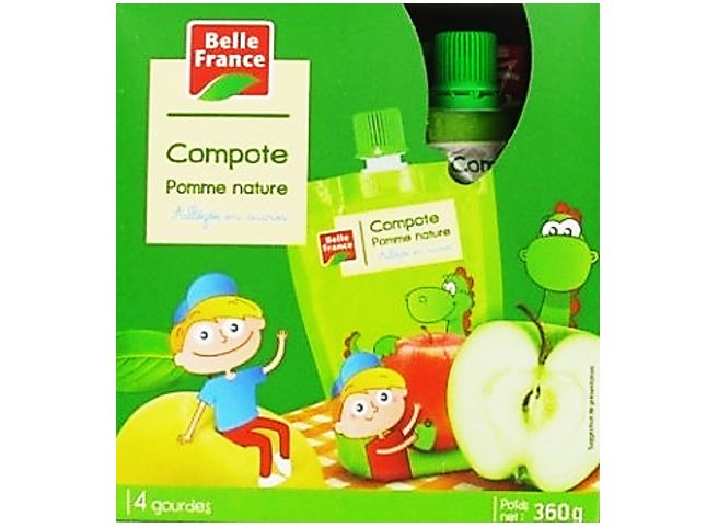 Belle France Light Apple Compote  -  90 G