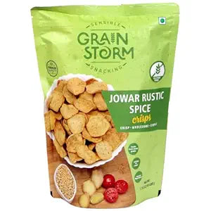 Grainstorm Jowar Rustic Spice Crisps - 50 g