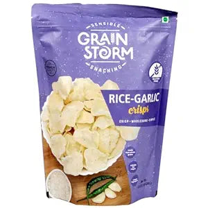 Grainstorm Rice Garlic Crisps  - 40 g
