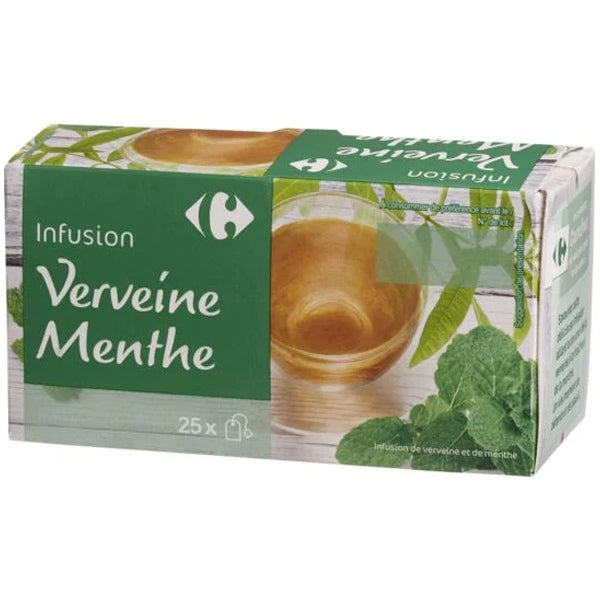 Carrefour Verbena Mint Herbal Infusion  - 25Pc