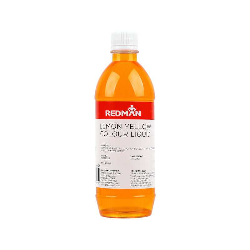 Redman Lemon Yellow Colour Liquid - 500 ml