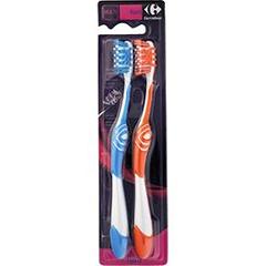 Carrefour Classic Hard Toothbrush  -  2Pc