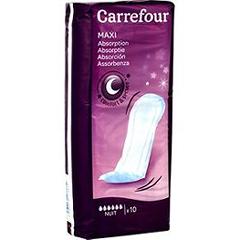 Carrefour Maxi Absorption Night Pads  - 10Pc