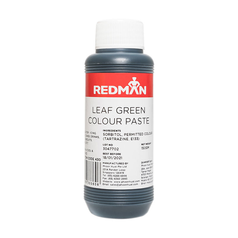 Redman Leaf Green Colour Paste - 150 G