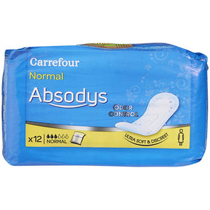 Carrefour Absodys Normal Incontinence Pads - 12Pc