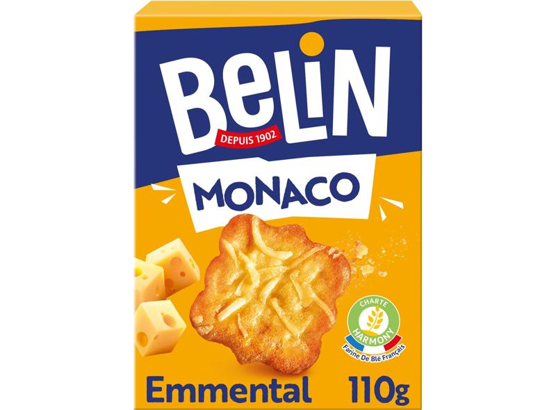 Belin Emmental Monaco Crackers  - 110 G