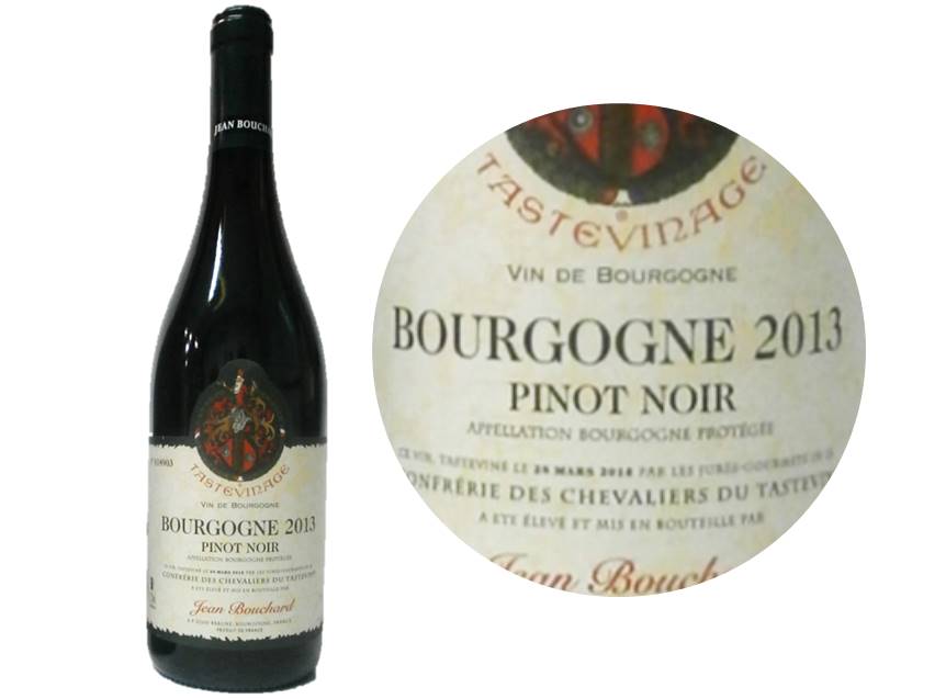 Jean Bouchard Pinot Noir Tastevine Red Wine  - 75Cl