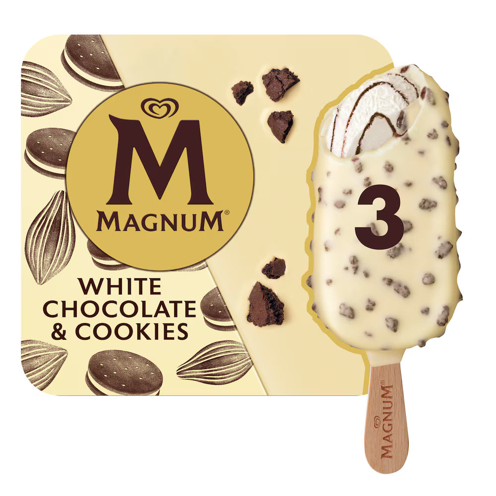 Magnum White Chocolate Cookies Ice Cream  - 90 Ml