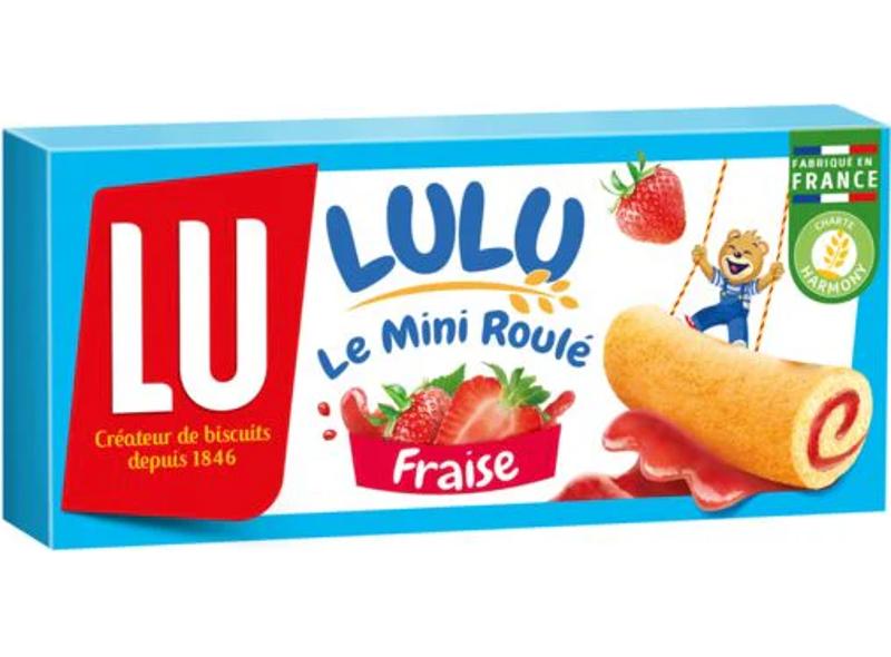 Lu Mini Strawberry Rolls  - 150 G