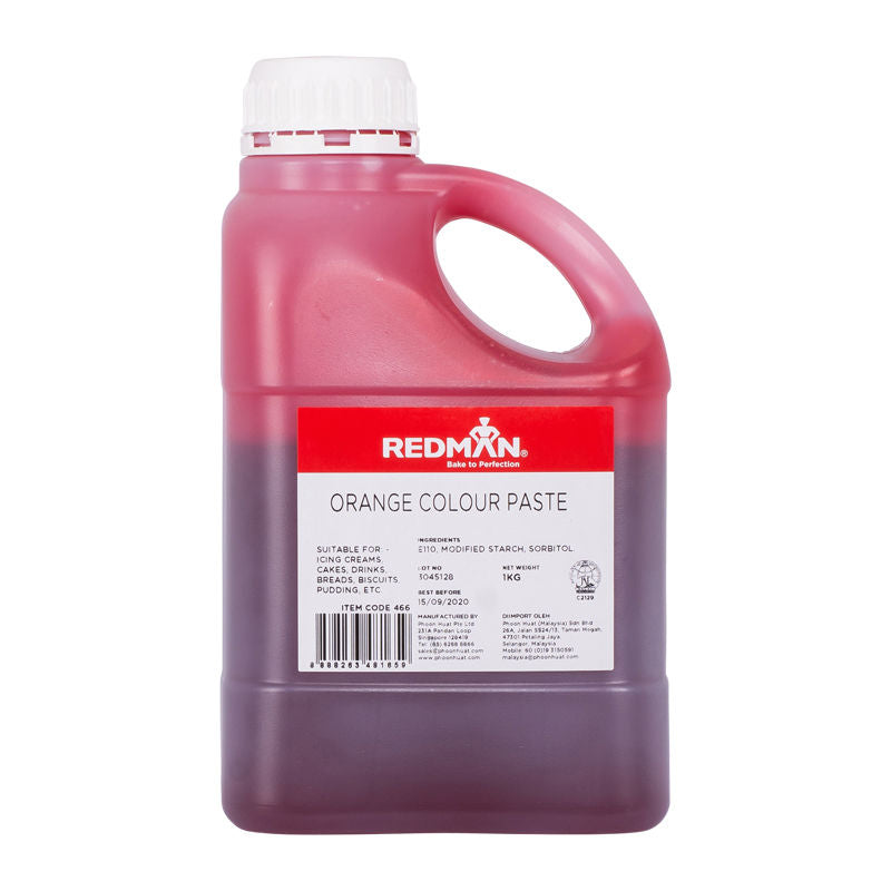 Redman Orange Colour Paste - 1Kg