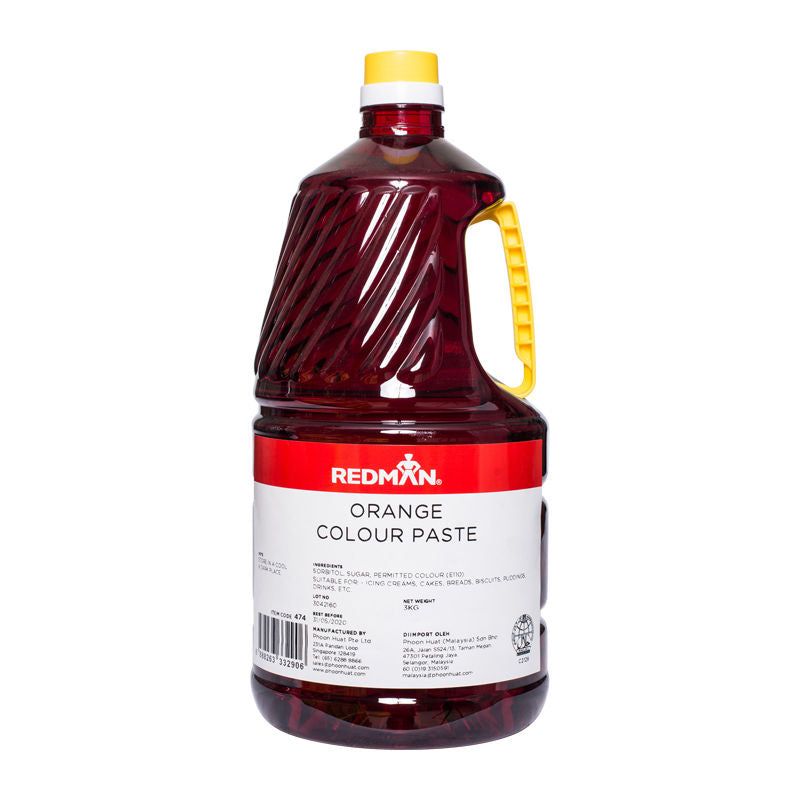 Redman Orange Colour Paste - 3 Kg