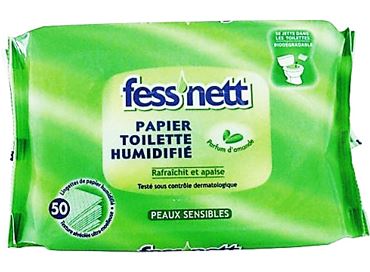 Fessnett Wet Toilet Tissue  - 50Pc