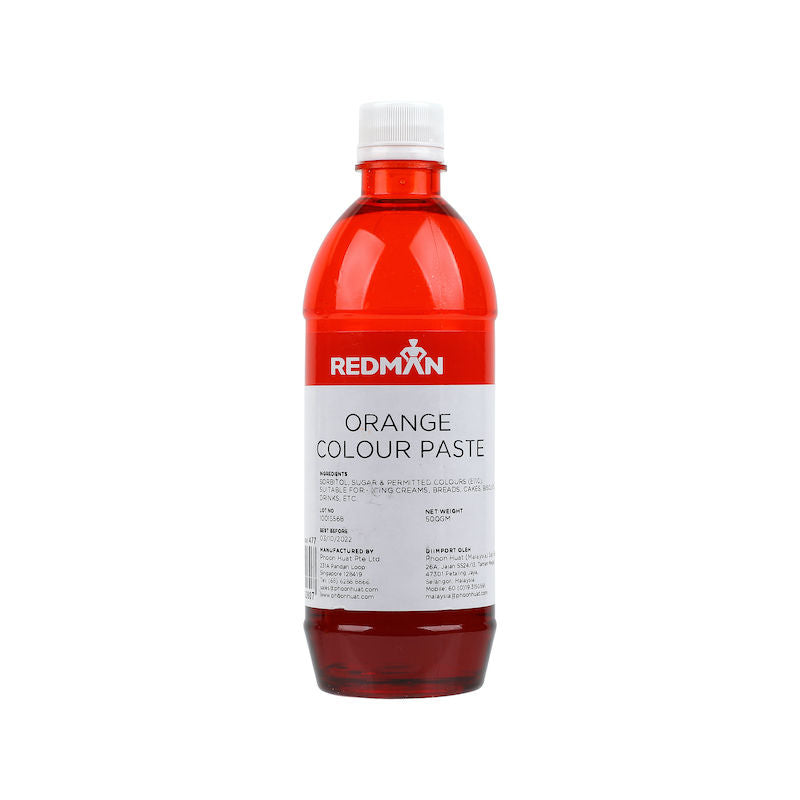 Redman Orange Colour Paste - 500 G
