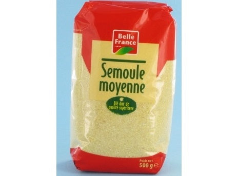 Belle France Medium Grain Semolina  - 500 G