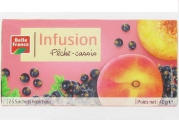 Belle France Peach Blackcurrant Infusion  - 25Pc