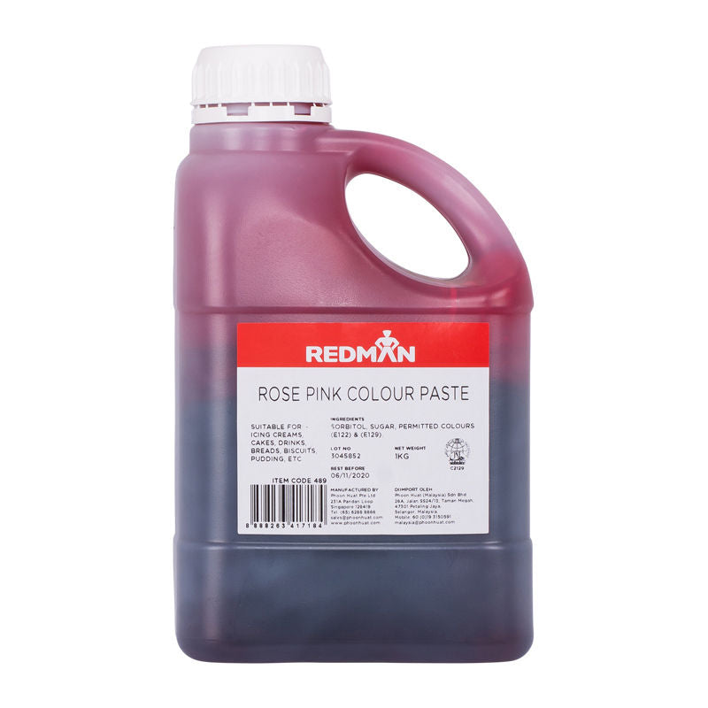 Redman Rose Pink Colour Paste - 1 Kg