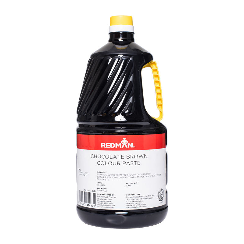 Redman Chocolate Brown Colour Paste - 3 Kg