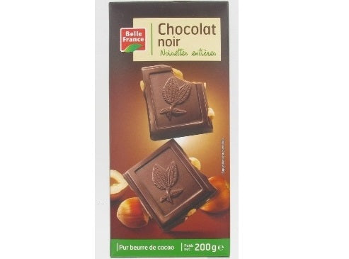 Belle France Dark Chocolate Whole Hazelnuts  - 200 G