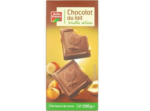 Belle France Milk Chocolate Whole Hazelnuts  - 200 G