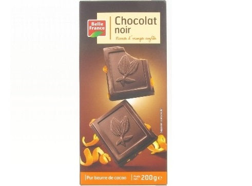 Belle France Dark Chocolate Orange Candied Peel  - 200 G